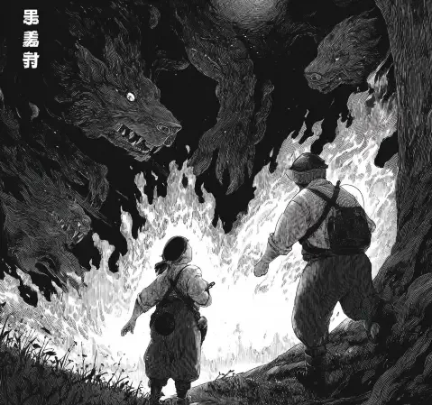 热血漫画《燃魂战记》封面